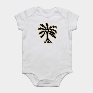 Abe Dua | Adinkra Symbol | African | African American | Black Lives Baby Bodysuit